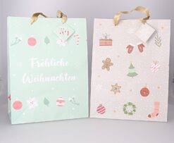 Tüte PP Xmas 20x11x24cm 4sort