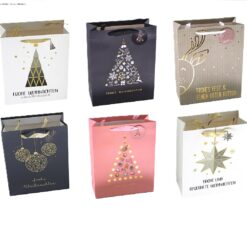 Tüte PP Xmas Modern1 26x14x32cm 4so