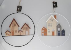 BEL Ring Häuser D30cm 2sort