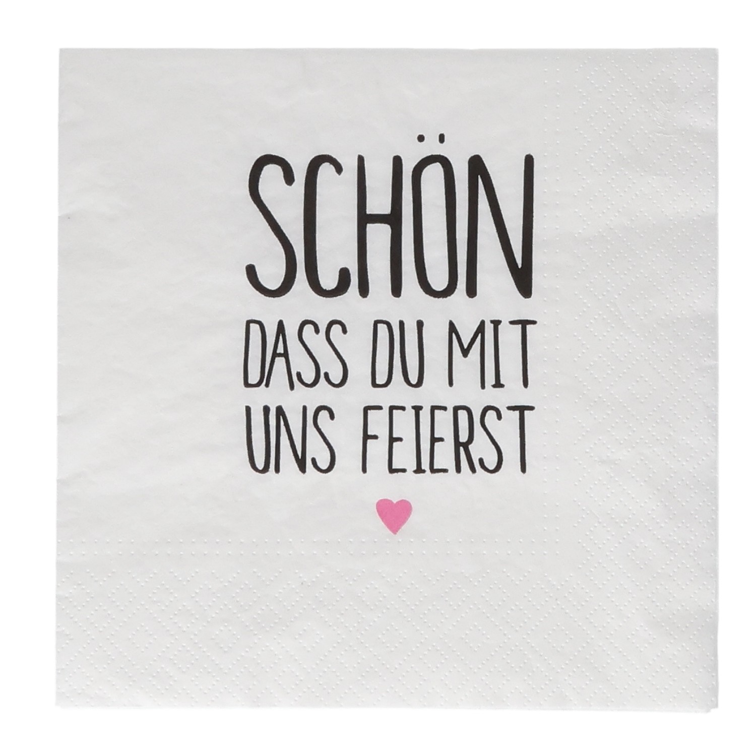 Serviette PP 20erPack Spruch 2