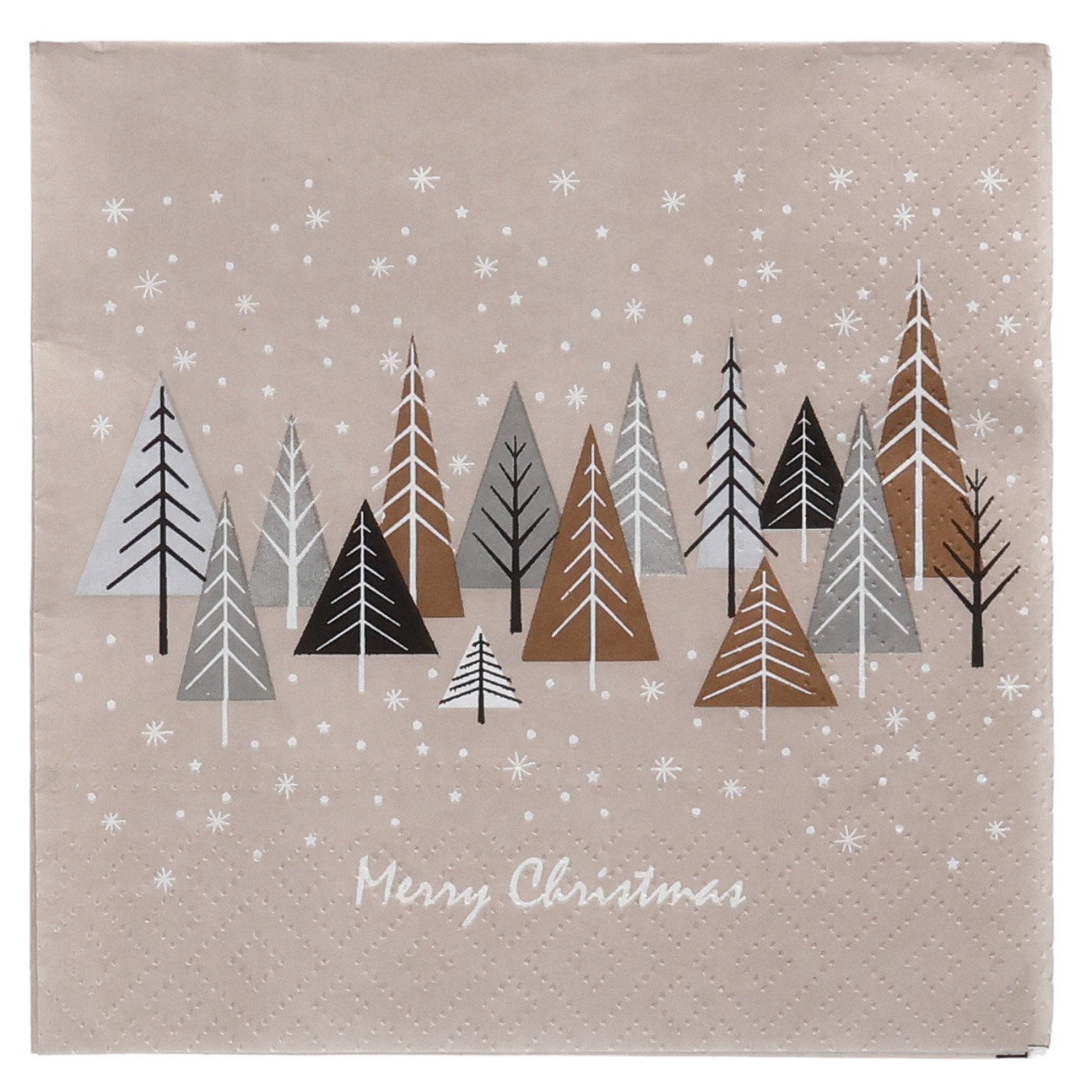 Serviette PP 20erPack Tannenbäume 5