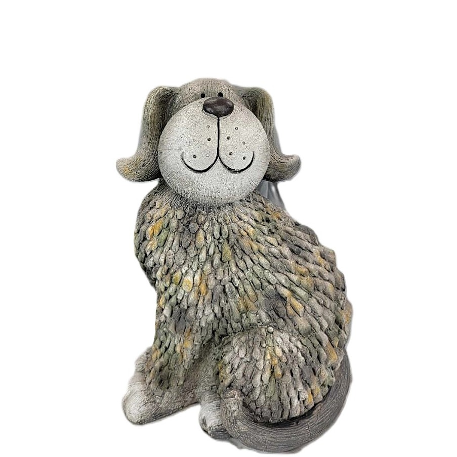 Hund Magnesia 25x20x35cm grau