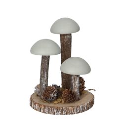 Pilz HZ H13cm auf Fuß grau