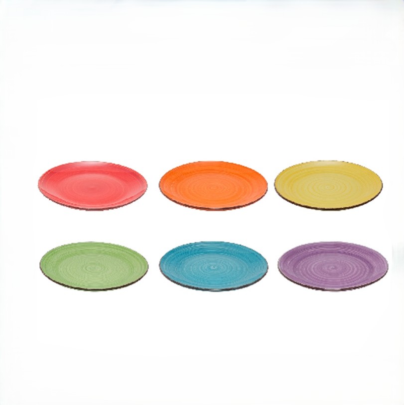 Teller KER D19cm Uni 6sort
