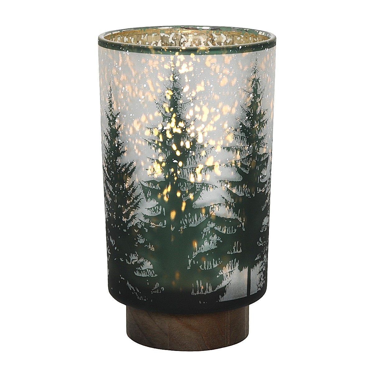 BEL Glas LED D12 H20cm T-Baum