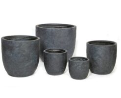 CF Egg Pot Arizona graphite D62 H62