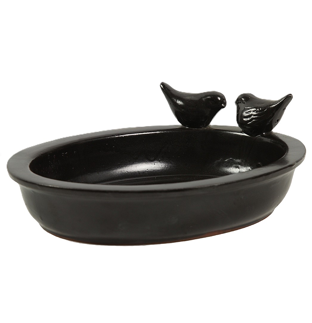Vogeltränke KER 30x23x0,5cm schwarz