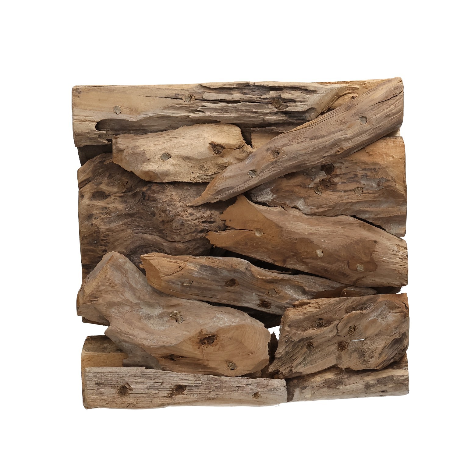 Bild HZ 30x30cm braun Teak